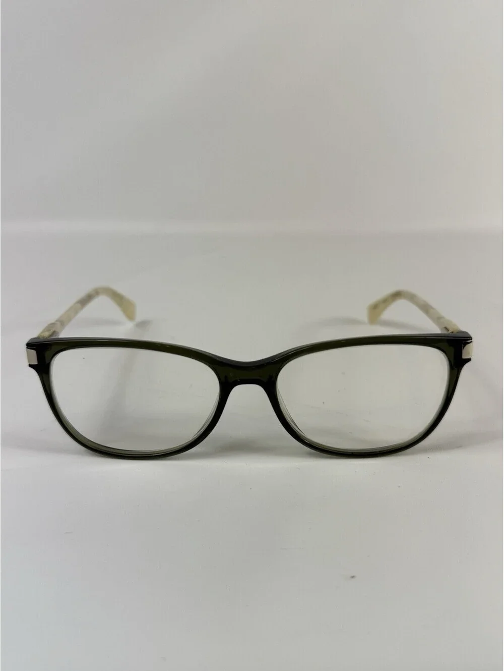 Longchamp Eyeglasses FRAMES ONLY LO2616 Green / Ivory Marble 305 53-16-135